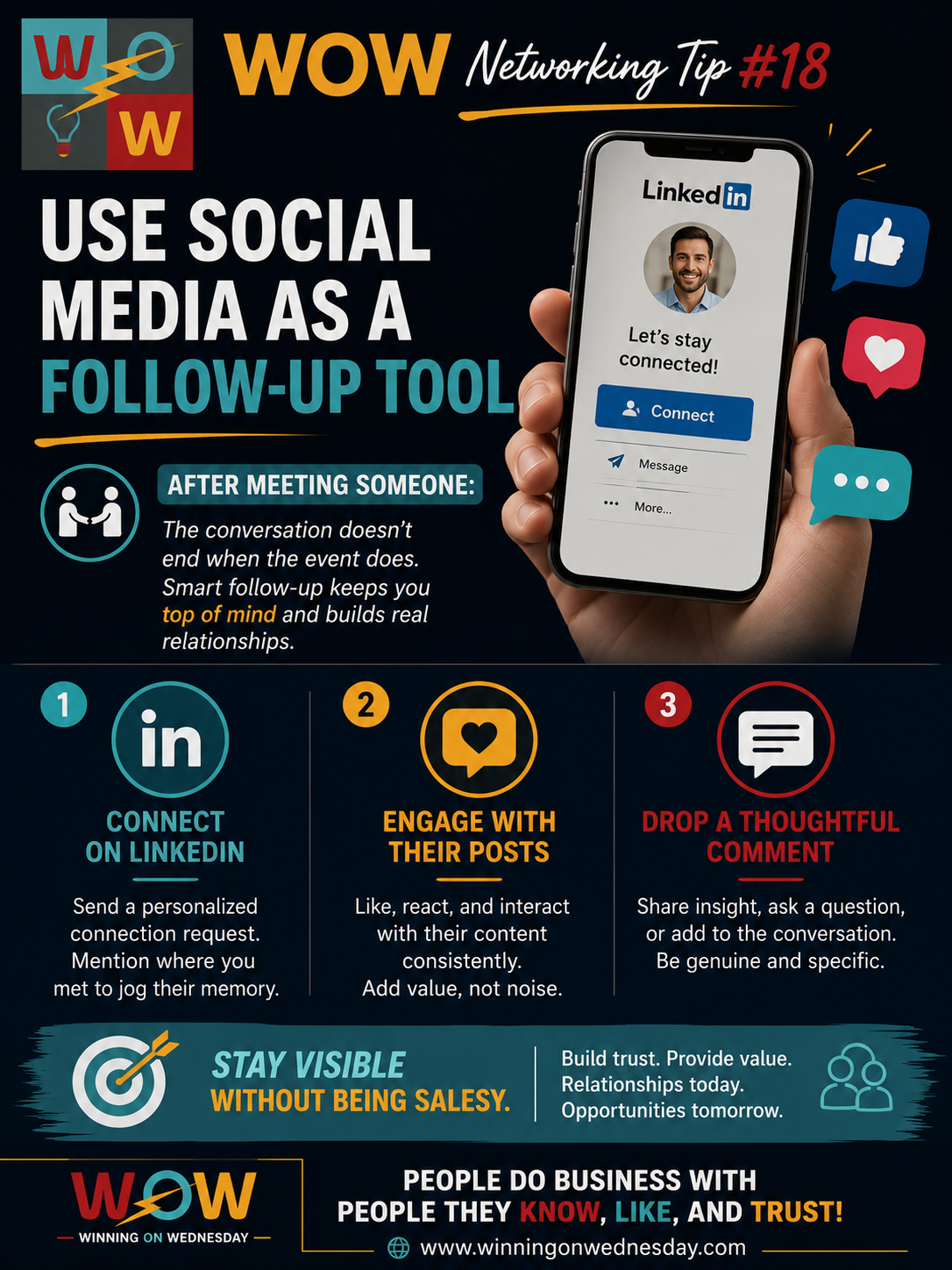 WOW Networking Tip 18