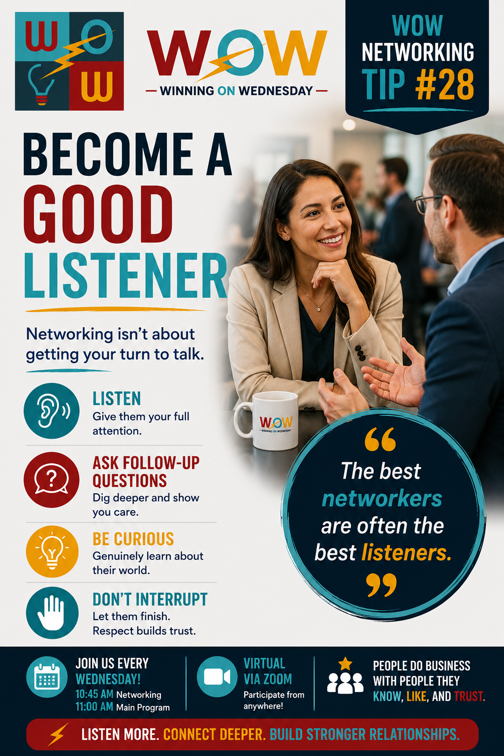 WOW Networking Tip